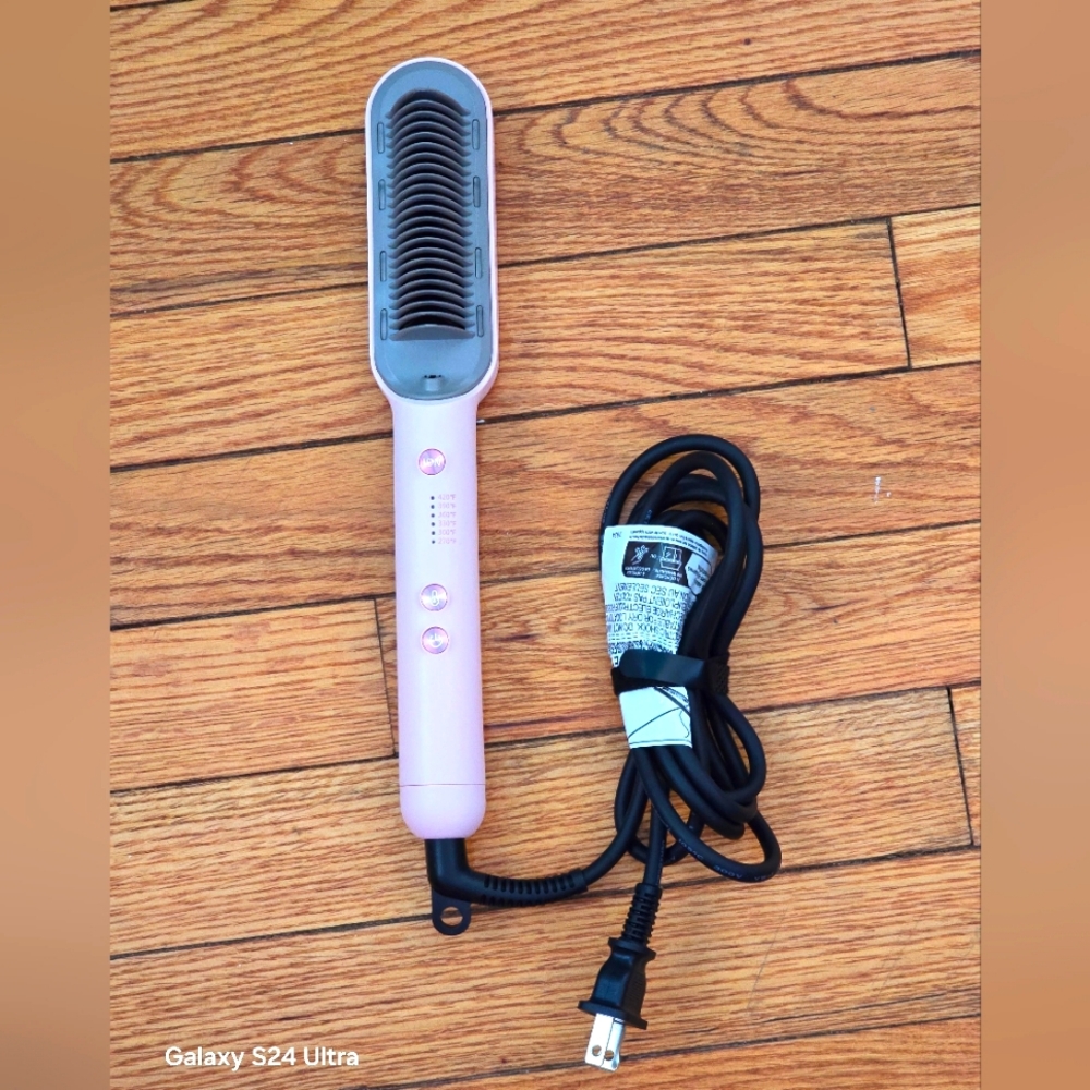Ring Hair Straightener Comb Brush